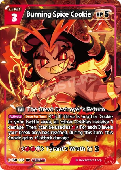 Burning Spice Cookie, A Game of Truth and Deceit BS8-009