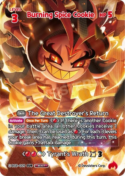 Burning Spice Cookie (SUR), A Game of Truth and Deceit BS8-009