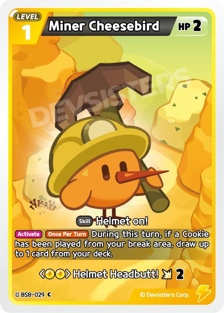 Miner Cheesebird, A Game of Truth and Deceit BS8-029