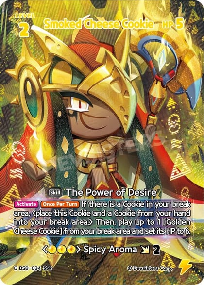 Smoked Cheese Cookie (SSR), A Game of Truth and Deceit BS8-034