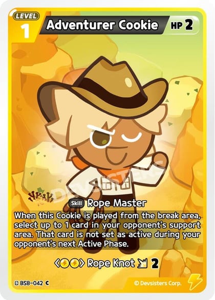 Adventurer Cookie, A Game of Truth and Deceit BS8-042