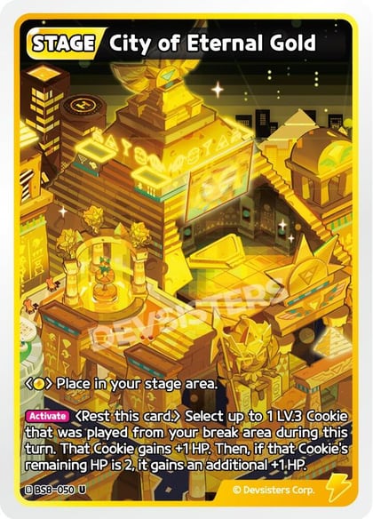 City of Eternal Gold, A Game of Truth and Deceit BS8-050