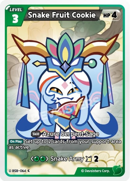 Snake Fruit Cookie, A Game of Truth and Deceit BS8-064