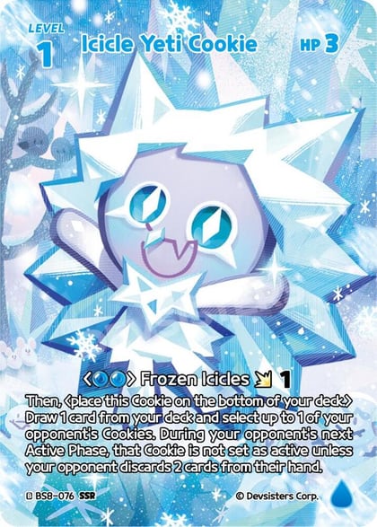 Icicle Yeti Cookie (SSR), A Game of Truth and Deceit BS8-076
