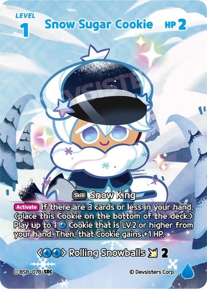 Snow Sugar Cookie (SEC), A Game of Truth and Deceit BS8-078