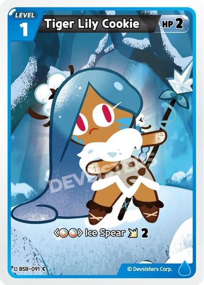 Tiger Lily Cookie, A Game of Truth and Deceit BS8-091