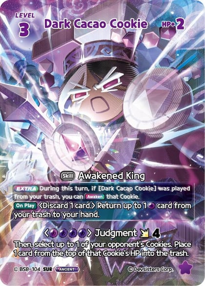 Dark Cacao Cookie (104) (SUR), A Game of Truth and Deceit BS8-104