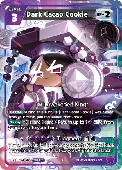 Dark Cacao Cookie (104), A Game of Truth and Deceit BS8-104