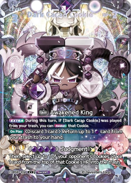 Dark Cacao Cookie (104) (EXR), A Game of Truth and Deceit BS8-104