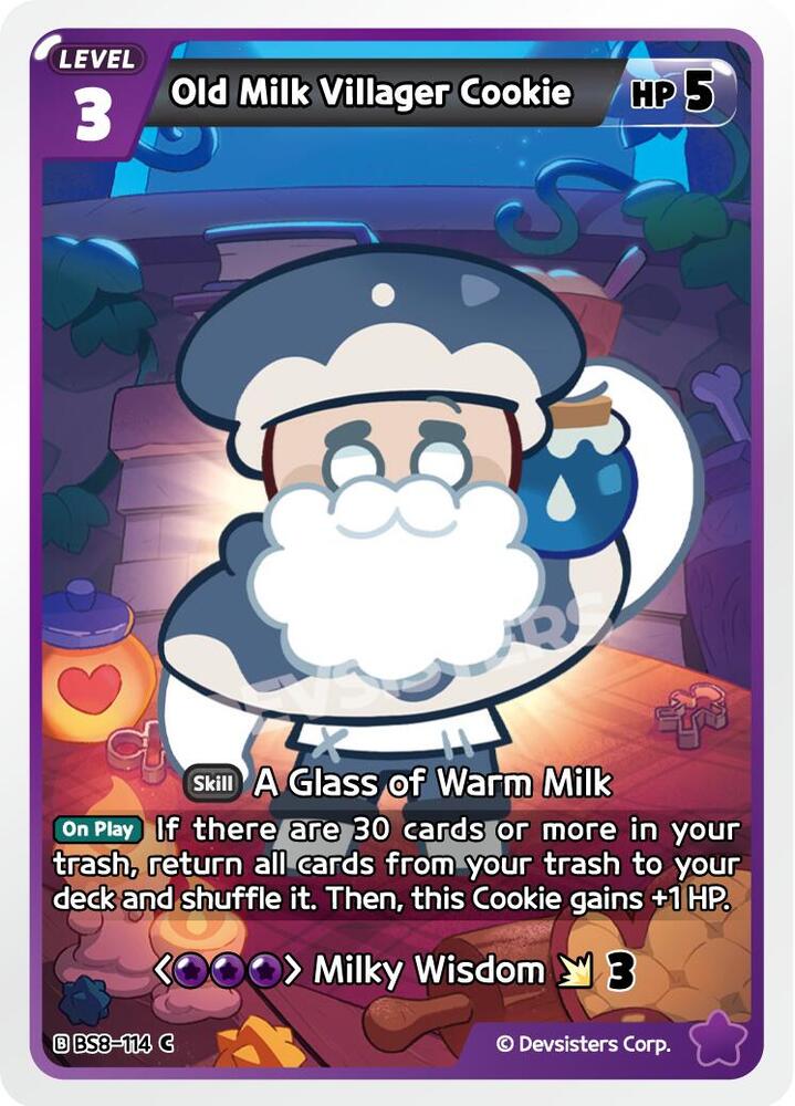 Old Milk Villager Cookie, A Game of Truth and Deceit BS8-114