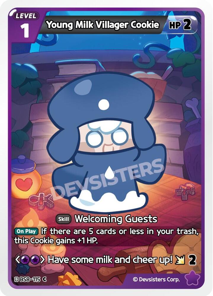 Young Milk Villager Cookie, A Game of Truth and Deceit BS8-115