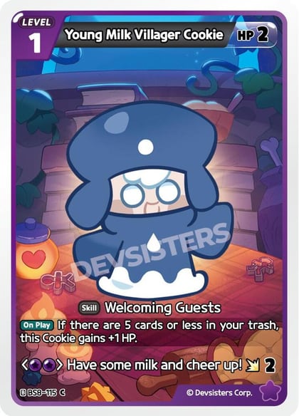 Young Milk Villager Cookie, A Game of Truth and Deceit BS8-115