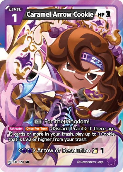 Caramel Arrow Cookie, A Game of Truth and Deceit BS8-120