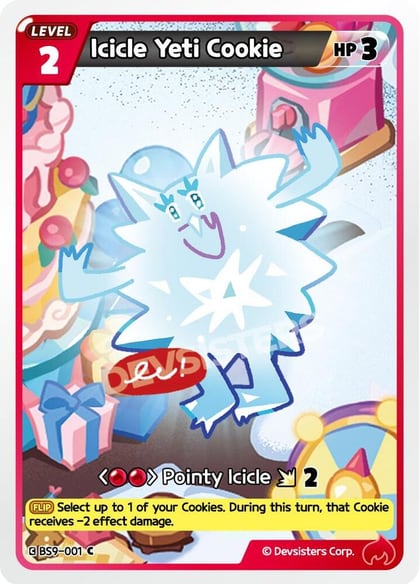 Icicle Yeti Cookie (Ver. 2), A Game of Truth and Deceit BS9-001