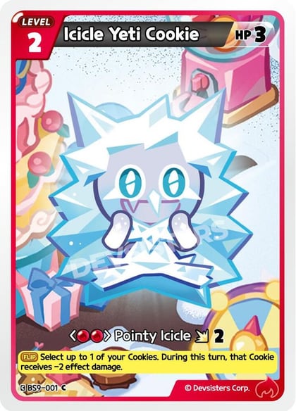 Icicle Yeti Cookie (Ver. 1), A Game of Truth and Deceit BS9-001