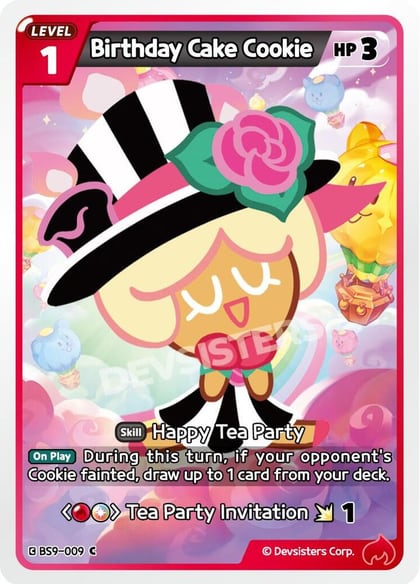Birthday Cake Cookie, A Game of Truth and Deceit BS9-009