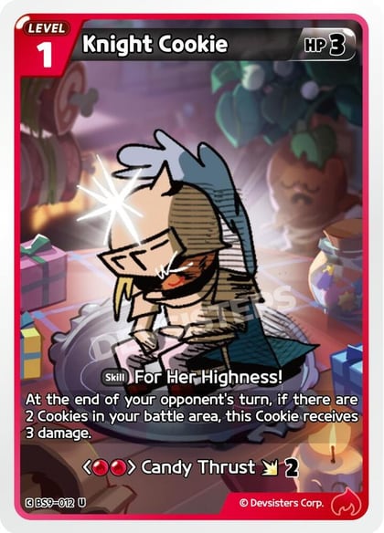 Knight Cookie (Ver. 2), A Game of Truth and Deceit BS9-012