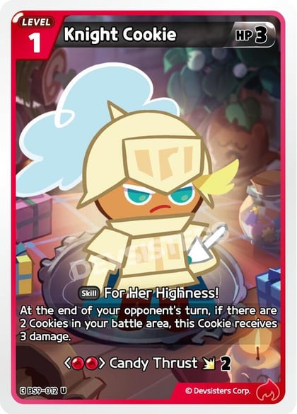Knight Cookie (Ver. 1), A Game of Truth and Deceit BS9-012