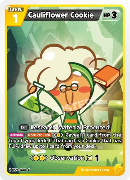 Cauliflower Cookie, A Game of Truth and Deceit BS9-040