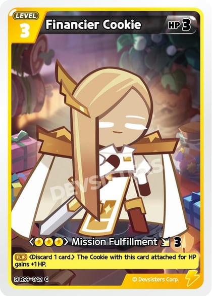 Financier Cookie, A Game of Truth and Deceit BS9-042