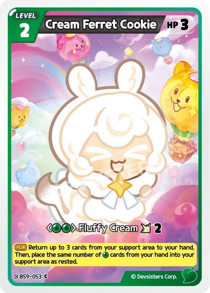 Cream Ferret Cookie, A Game of Truth and Deceit BS9-053