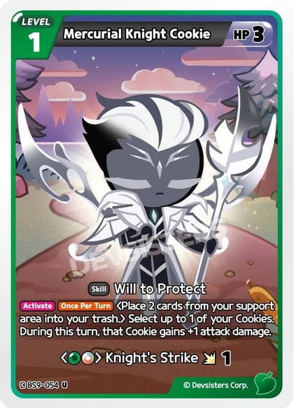 Mercurial Knight Cookie, A Game of Truth and Deceit BS9-054