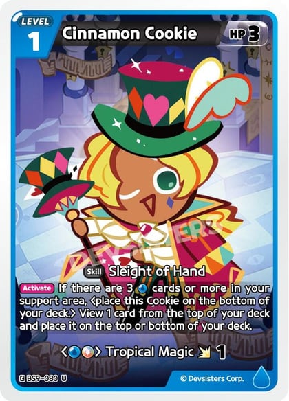 Cinnamon Cookie (080), A Game of Truth and Deceit BS9-080