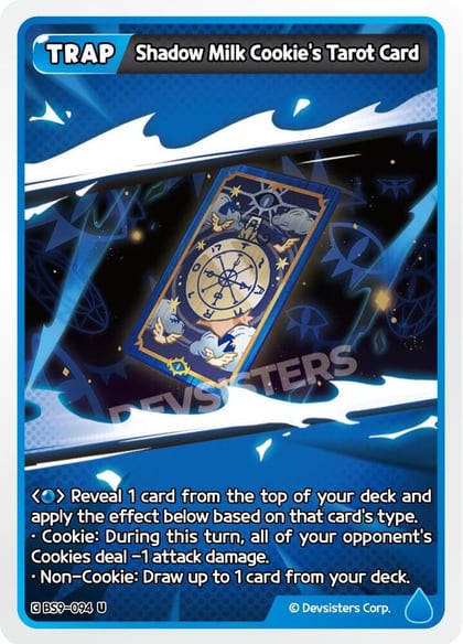 Shadow Milk Cookie's Tarot Card, A Game of Truth and Deceit BS9-094
