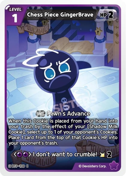 Chess Piece GingerBrave, A Game of Truth and Deceit BS9-108