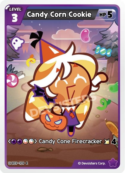 Candy Corn Cookie, A Game of Truth and Deceit BS9-109