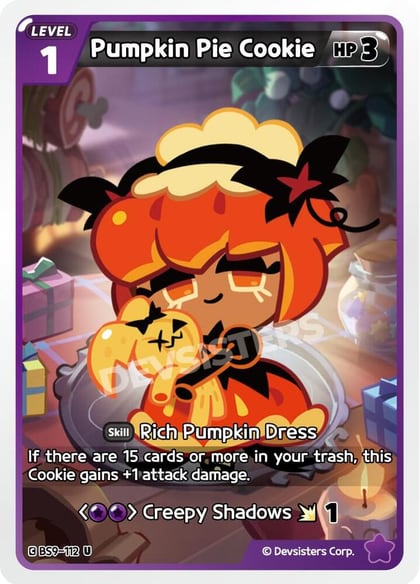 Pumpkin Pie Cookie (Ver. 1), A Game of Truth and Deceit BS9-112