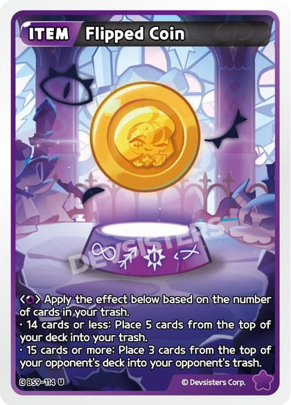 Flipped Coin, A Game of Truth and Deceit BS9-114