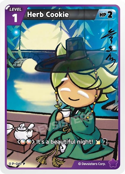 Herb Cookie, CookieRun: Braverse TCG Collectible Card Sets P-049