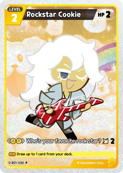 Rockstar Cookie (030), Promotion Cards BS1-030