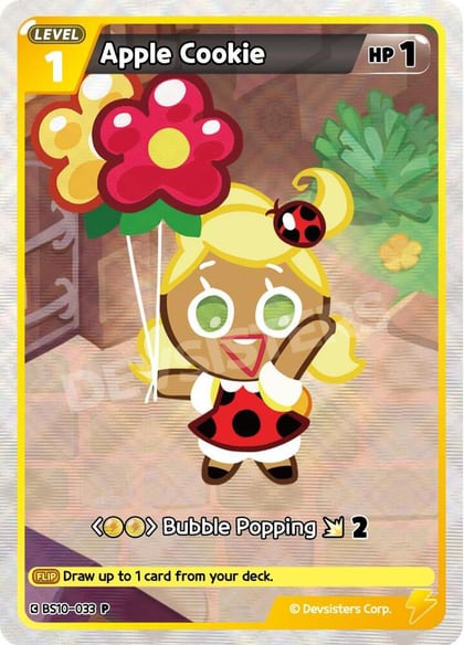 Apple Cookie, Promotion Cards BS10-033