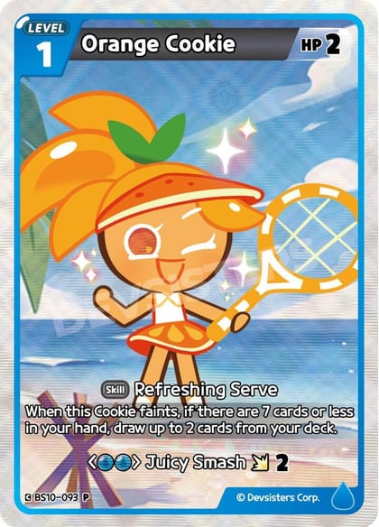 Orange Cookie, Promotion Cards BS10-093