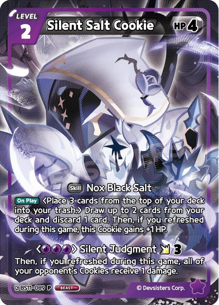 Silent Salt Cookie, Promotion Cards BS11-089