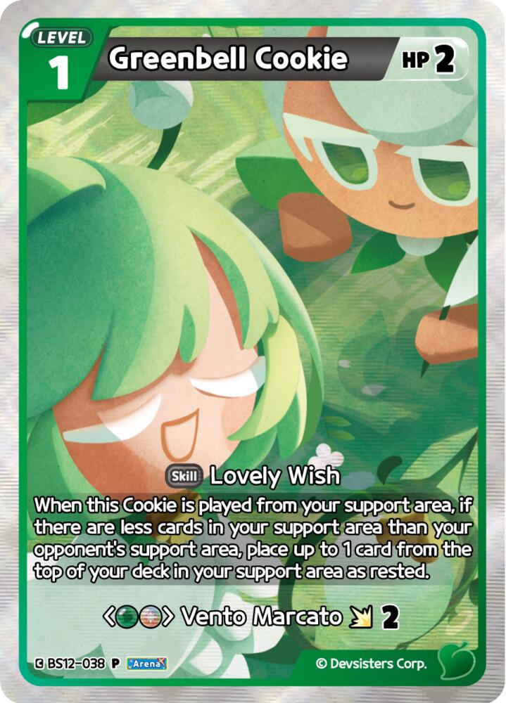 Greenbell Cookie, Promotion Cards BS12-038