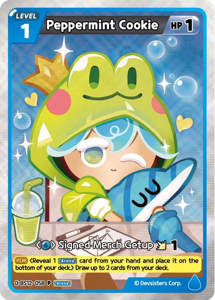 Peppermint Cookie (058), Promotion Cards BS12-058