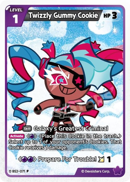 Twizzly Gummy Cookie (071), Promotion Cards BS2-071