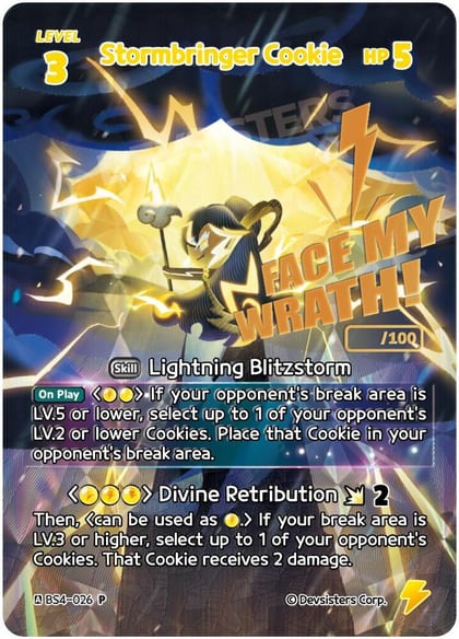 Stormbringer Cookie (Serial Numbered), Promotion Cards BS4-026