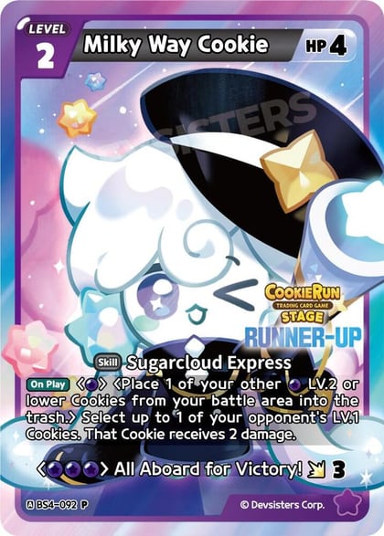 Milky Way Cookie (Runner-up), Promotion Cards BS4-092