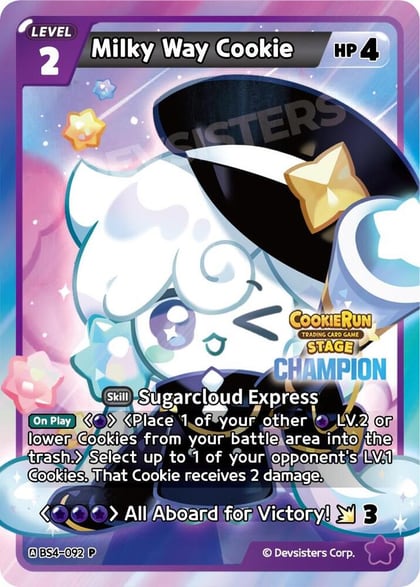 Milky Way Cookie (Champion), Promotion Cards BS4-092