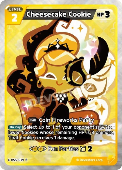Cheesecake Cookie, Promotion Cards BS5-039