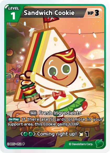 Sandwich Cookie, Promotion Cards BS5-052