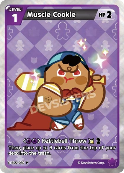 Muscle Cookie (089), Promotion Cards BS5-089
