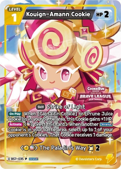 Kouign-Amann Cookie (Brave league), Promotion Cards BS7-035