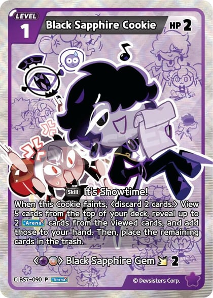 Black Sapphire Cookie (090), Promotion Cards BS7-090