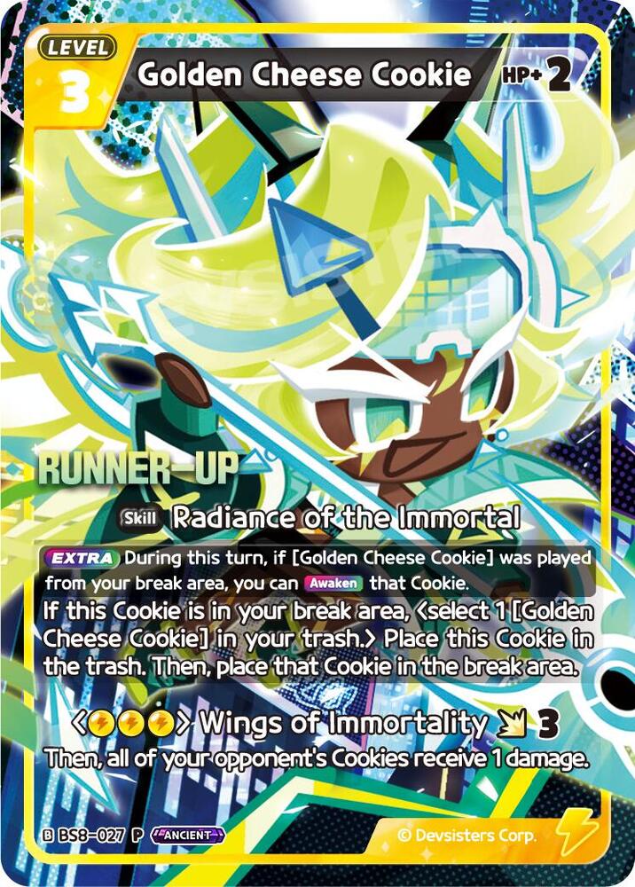 Golden Cheese Cookie (Runner-up), Promotion Cards BS8-027