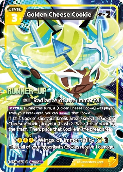 Golden Cheese Cookie (Runner-up), Promotion Cards BS8-027